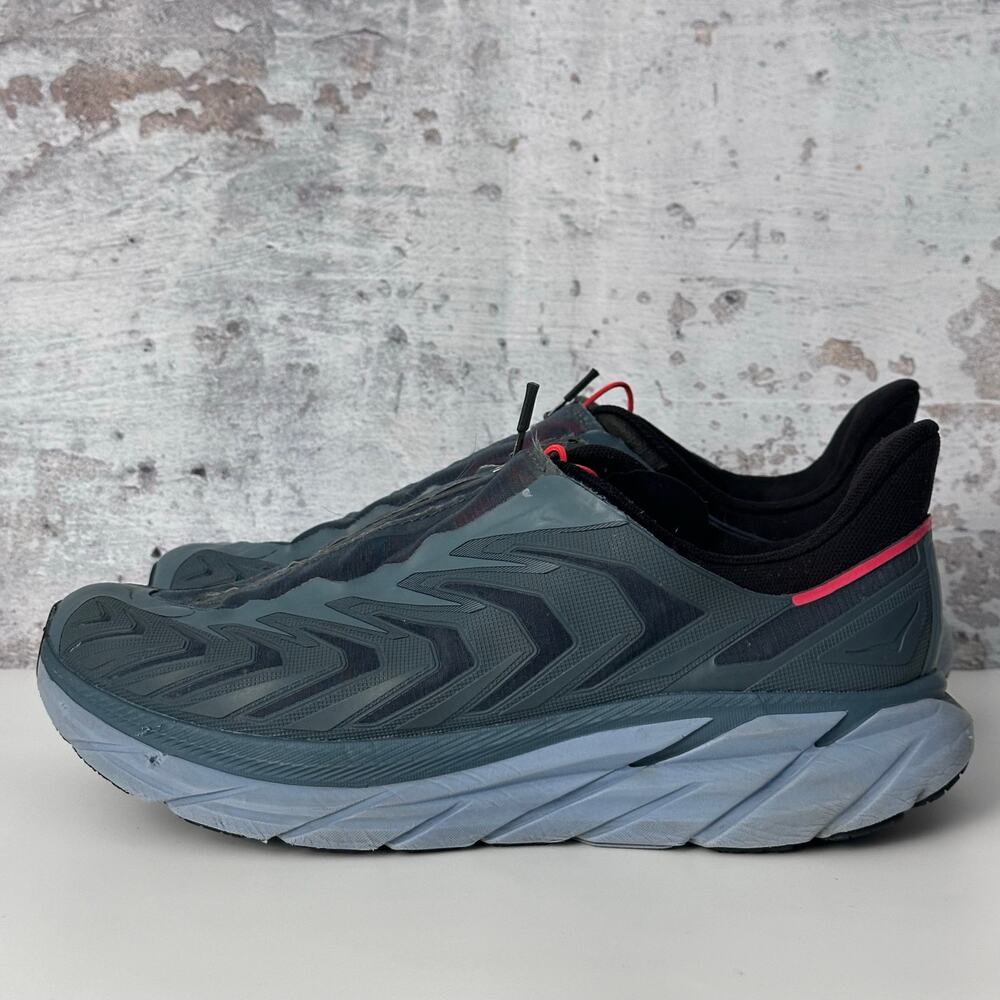 HOKA One One Project Clifton Sneakers - Blue, Gray, Pink